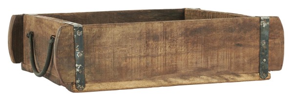 Original indische Ziegelform Kiste mit Henkel